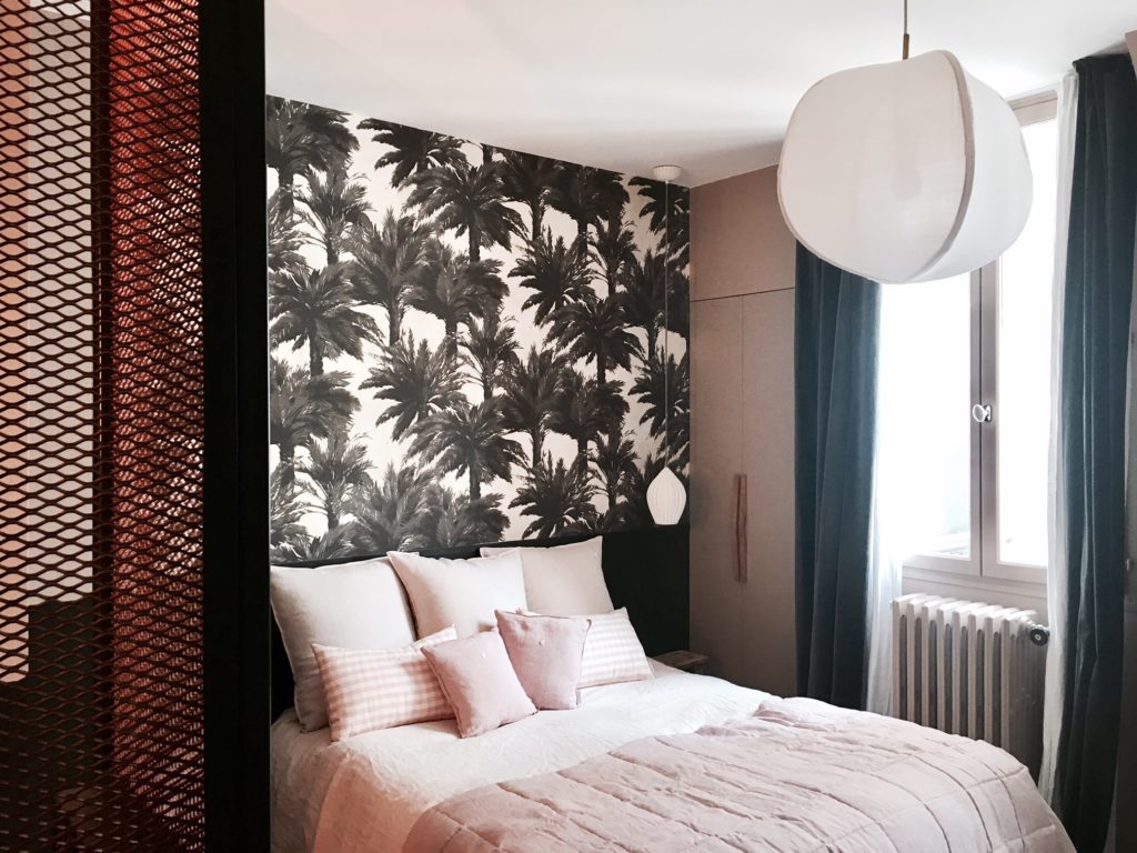 Visite appartement Paris, déco Caroline Andreoni, Reportage Billie Blanket