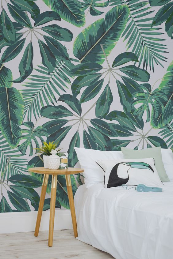 papier peint palmiers, Billie Blanket