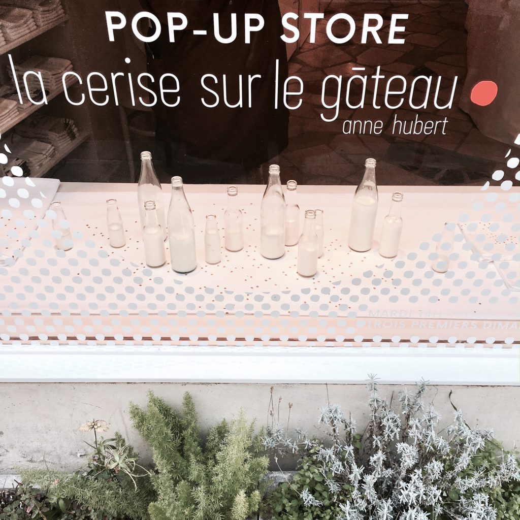 Pop up store La Cerise sur le gâteau, Paris. Photos Billie Blanket